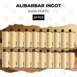 20 pcs alibarbar ingot 9000 puffs.jpg
