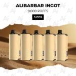 5 pcs alibarbar ingot 9000 puffs.jpg