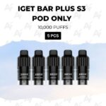 5 pcs iget bar plus s3 pod only 10000 puffs.jpg