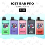 5 pcs iget bar pro 10000 puffs.jpg