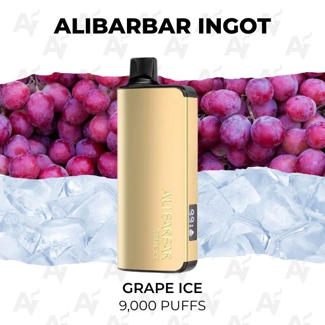 alibarbar ingot 9000 puffs grape ice 1.jpg alibarbar ingot 9000 puffs grape ice 1.jpg