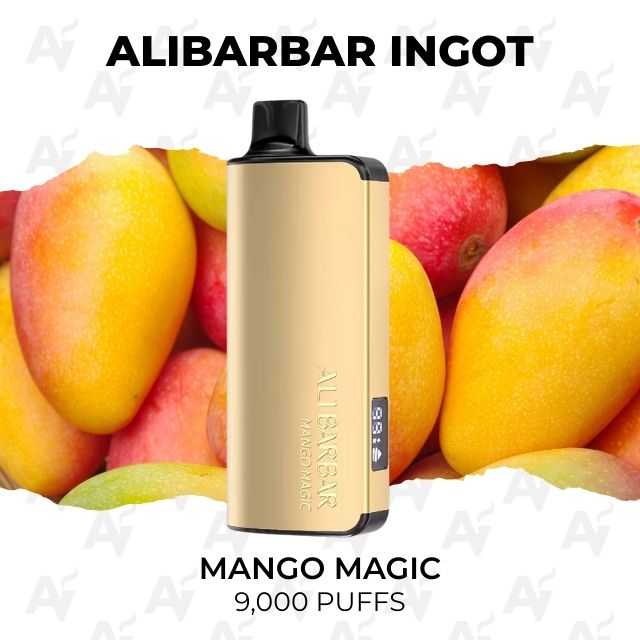alibarbar ingot 9000 puffs mango magic.jpg alibarbar ingot 9000 puffs mango magic.jpg