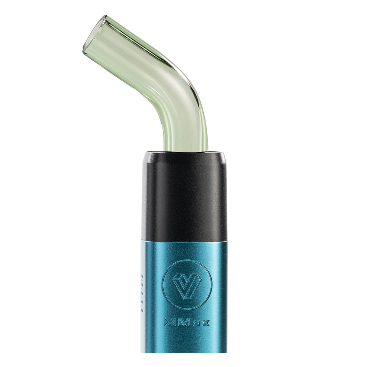 potv xmax v3 pro blue with bent glass mouthpiece green.jpg potv xmax v3 pro blue with bent glass mouthpiece green.jpg