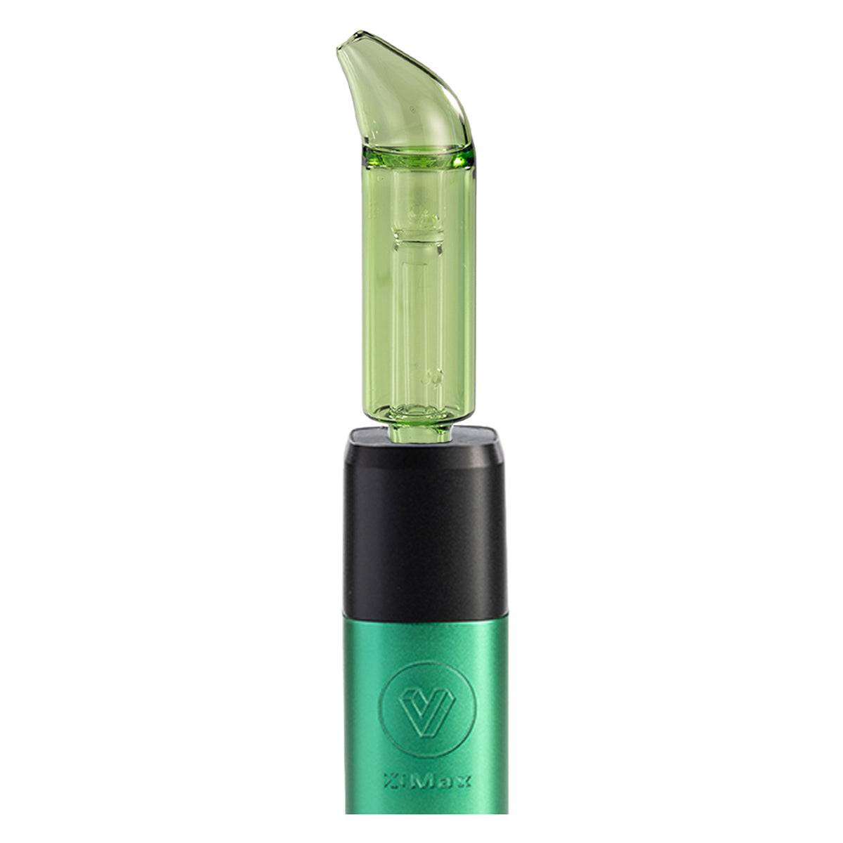 potv xmax v3 pro green with curved mini bubbler green.jpg potv xmax v3 pro green with curved mini bubbler green.jpg