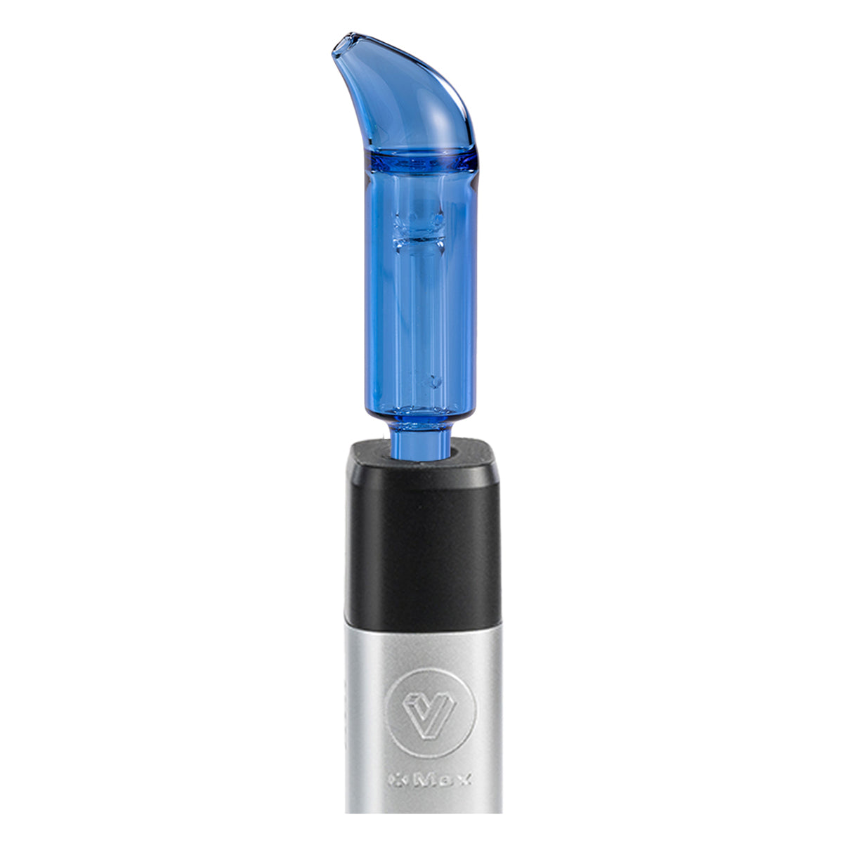 potv xmax v3 pro silver with curved mini bubbler blue.jpg potv xmax v3 pro silver with curved mini bubbler blue.jpg