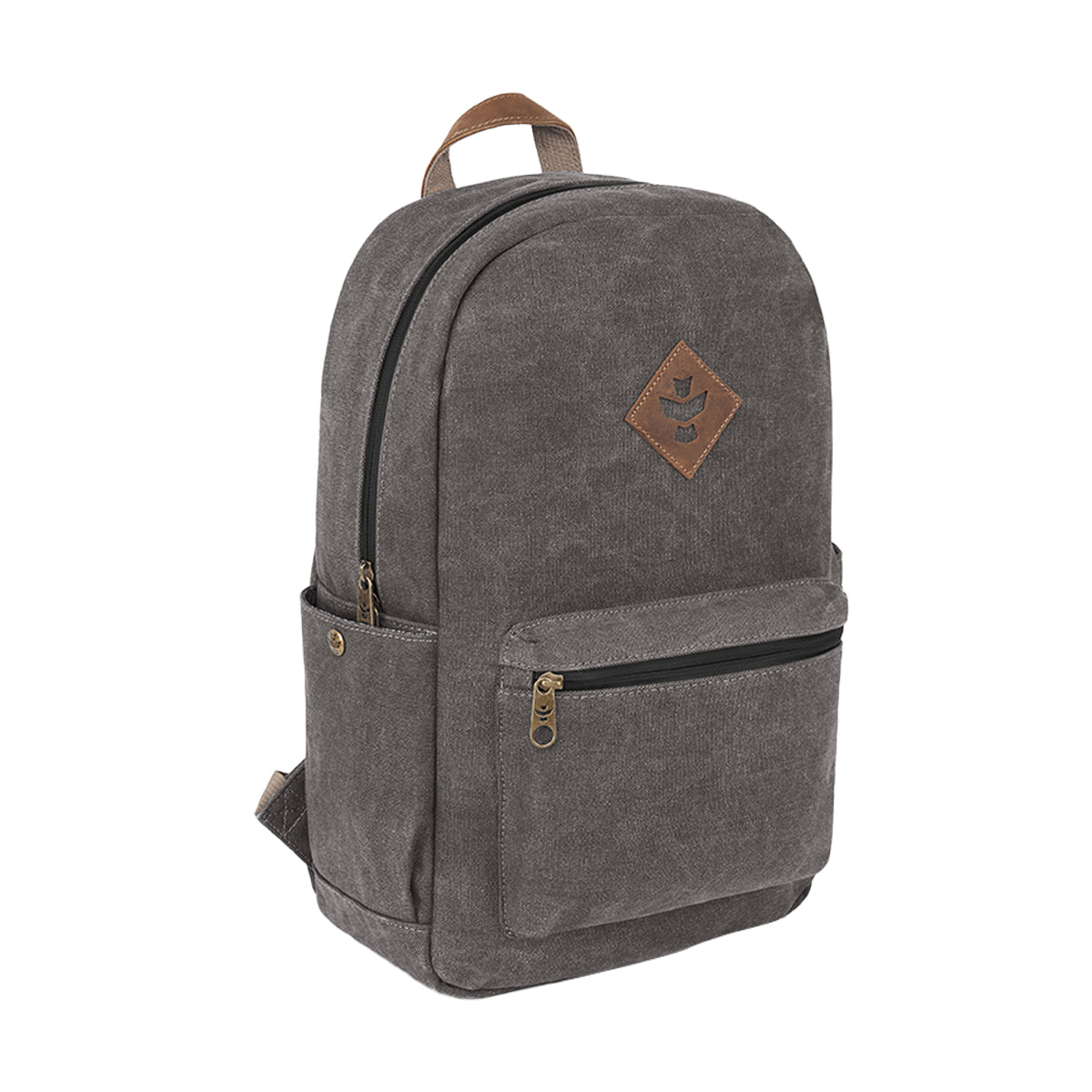 revelry the escort smell proof backpack ash front view.jpg revelry the escort smell proof backpack ash front view.jpg