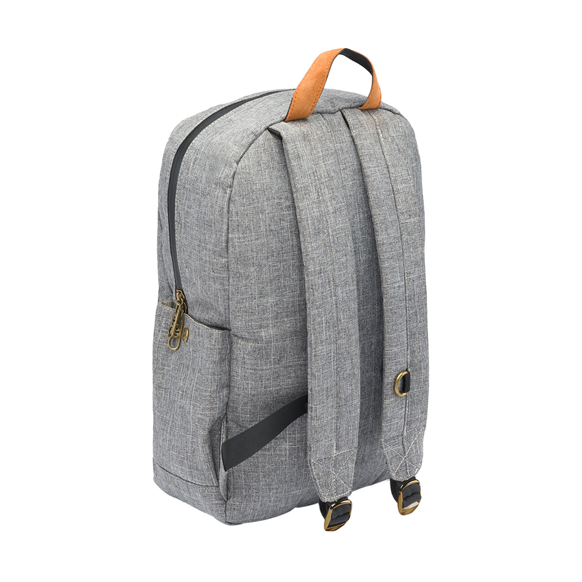 revelry the escort smell proof backpack crosshatch grey back view.jpg revelry the escort smell proof backpack crosshatch grey back view.jpg