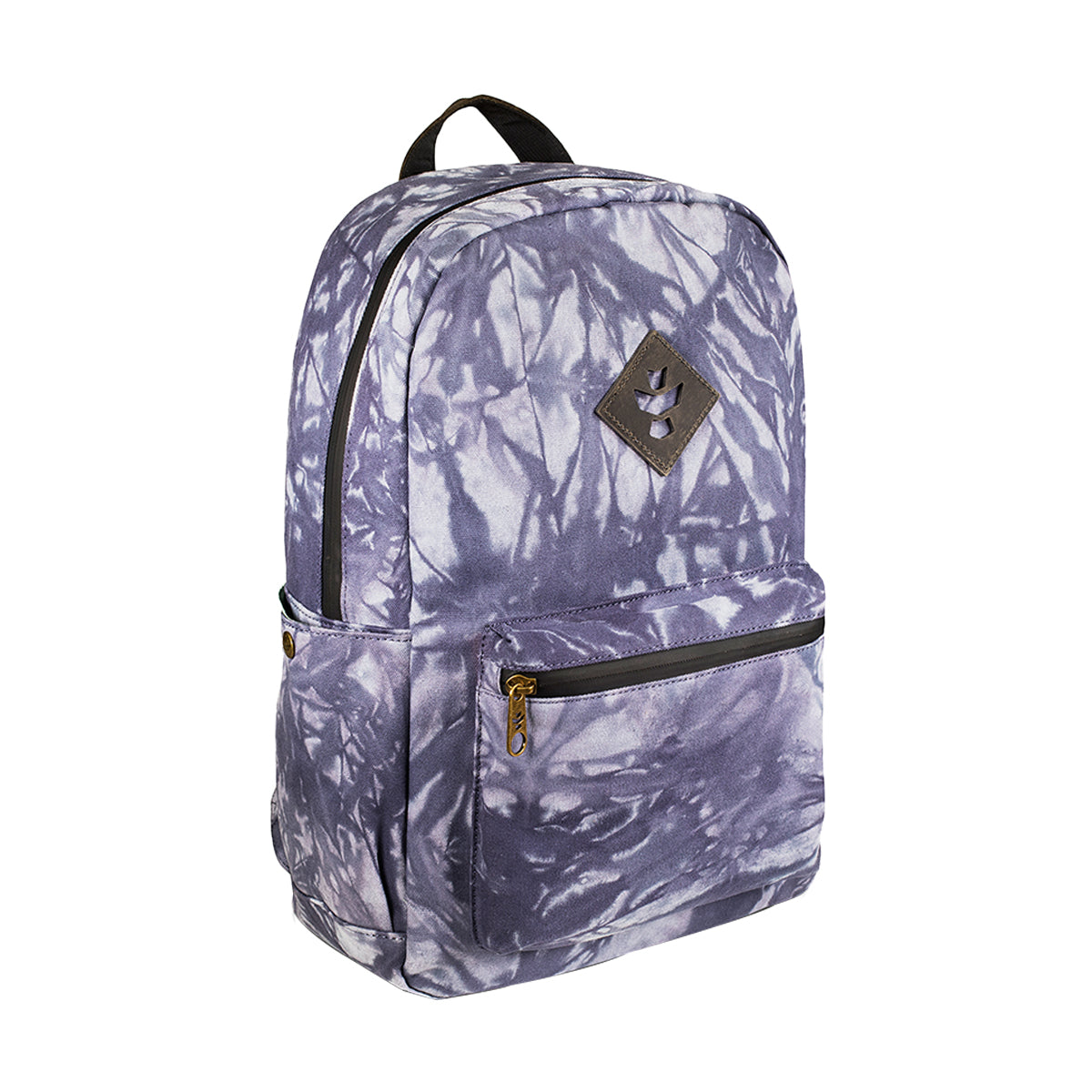 revelry the escort smell proof backpack tie dye front view.jpg revelry the escort smell proof backpack tie dye front view.jpg